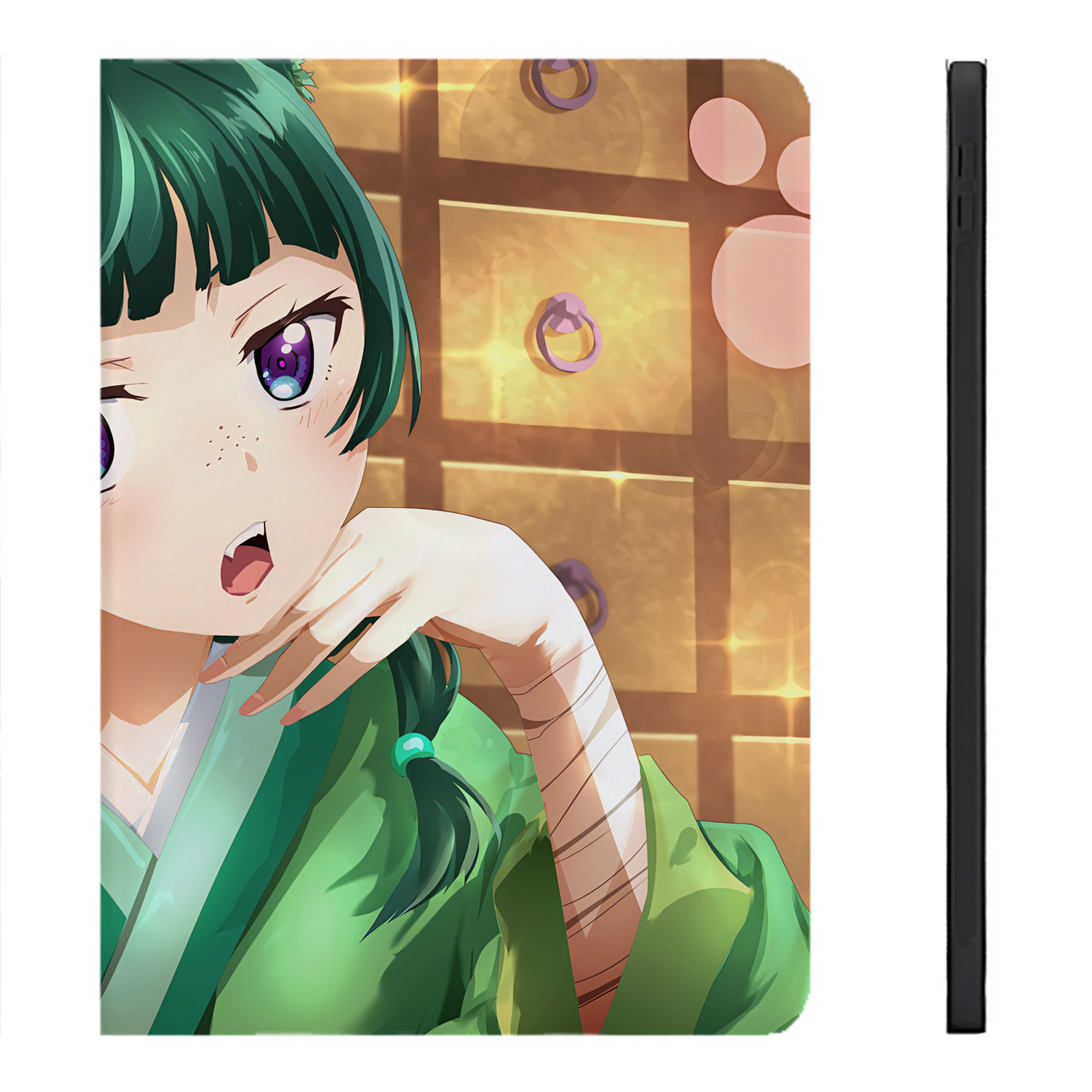 （画像用） 薬屋のひとりごと The Apothecary Diaries IPadケース ペンホルダー付き ブックスタイルデザイン